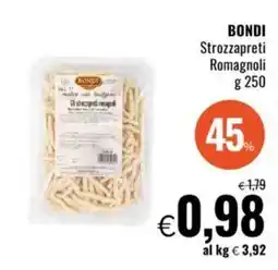 Famila BONDI Strozzapreti Romagnoli offerta