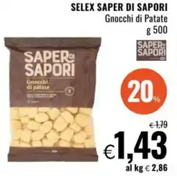 Famila SELEX SAPER DI SAPORI Gnocchi di Patate offerta