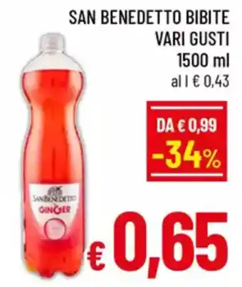 A&O San benedetto bibite offerta