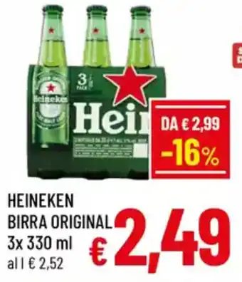 A&O Heineken birra original offerta