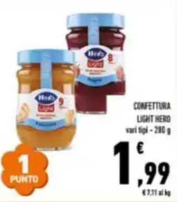 Conad Confettura light herd vari tipi- offerta