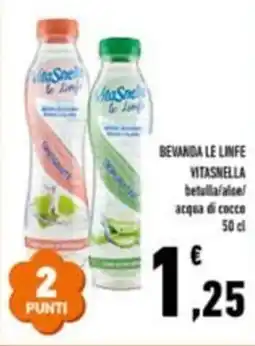 Conad Bevanda le linfe vitasnella betulla/alsel acqua di cocco offerta