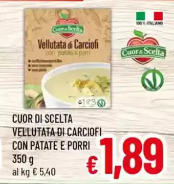 A&O Cuor di scelta vellutata di carciofi con patate e porri offerta