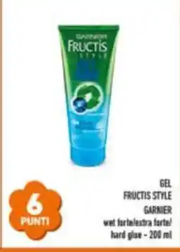 Conad Gel fructis style garnier wet fortelextra forte! hard glue - offerta