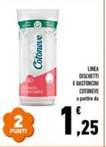 Conad Linea dischetti e bastoncini cotoneve a partire da offerta