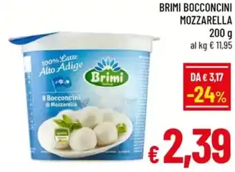 A&O Brimi bocconcini mozzarella offerta