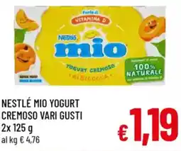 A&O Nestlé mio yogurt cremoso offerta