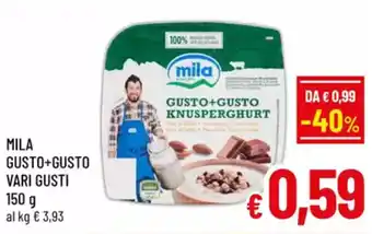 A&O Mila gusto+gusto vari gusti offerta