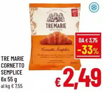 A&O Tre marie cornetto semplice offerta