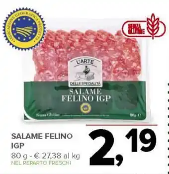 Todis Salame felino igp offerta