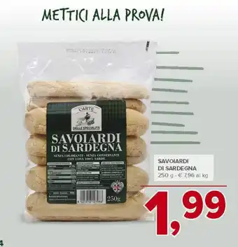 Todis Savoiardi di sardegna offerta