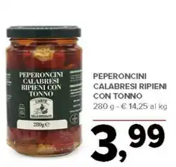 Todis Peperoncini calabresi ripieni con tonno offerta