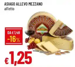 IperFamila Asiago allevo mezzano all'etto offerta