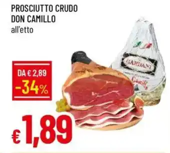 IperFamila Prosciutto crudo don camillo all'etto offerta