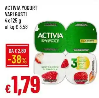 IperFamila Activia yogurt vari gusti offerta