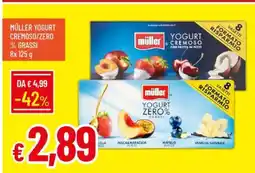 IperFamila Müller yogurt cremoso/zero % grassi offerta