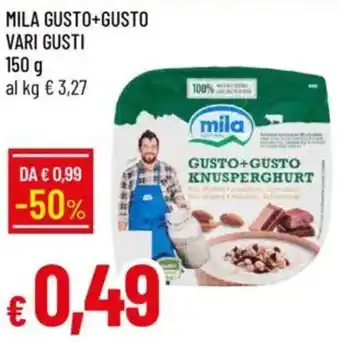 IperFamila Mila gusto+gusto vari gusti offerta