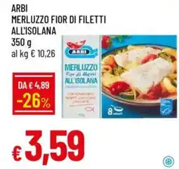 IperFamila Arbi merluzzo fior di filetti all'isolana offerta