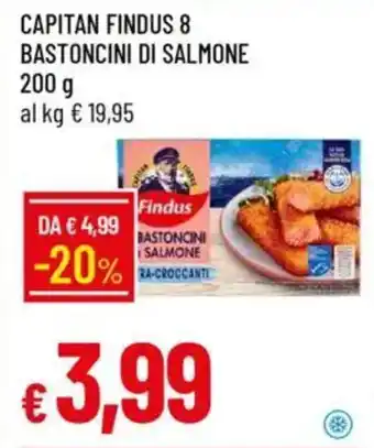 IperFamila Capitan findus 8 bastoncini di salmone offerta