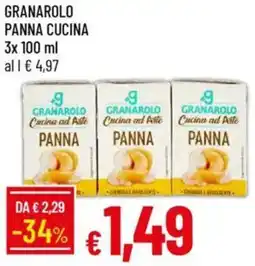 IperFamila Granarolo panna cucina offerta