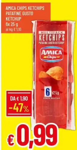 IperFamila Amica chips ketchips patatine gusto ketchup offerta