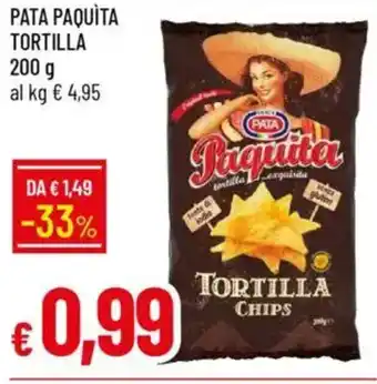 IperFamila Pata paquìta tortilla offerta