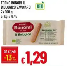 IperFamila Forno bonomi il biologico savoiardi offerta