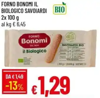 IperFamila Forno bonomi il biologico savoiardi offerta