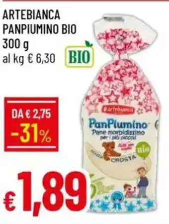 IperFamila Artebianca panpiumino bio offerta