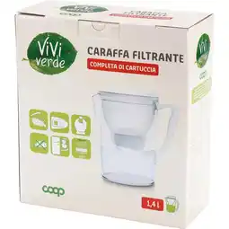 Coop 1 CARAFFA + 1 CONFEZIONE DA 3 FILTRI IN UN UNICO SCONTRINO offerta