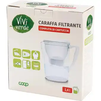 Coop 1 CARAFFA + 1 CONFEZIONE DA 3 FILTRI IN UN UNICO SCONTRINO offerta