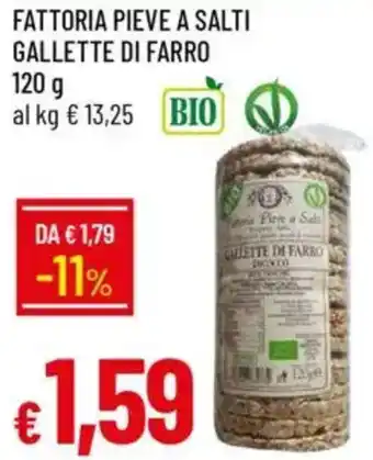 IperFamila Fattoria pieve a salti gallette di farro offerta