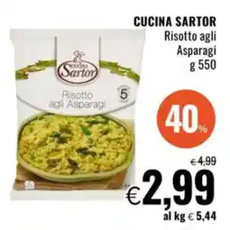 Famila CUCINA SARTOR Risotto agli Asparagi offerta