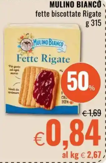 Famila MULINO BIANCO fette biscottate Rigate offerta