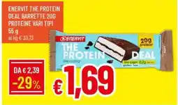 IperFamila Enervit the protein deal barrette  proteine vari tipi offerta