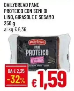 IperFamila Dailybread pane proteico con semi di lino, girasole e sesamo offerta