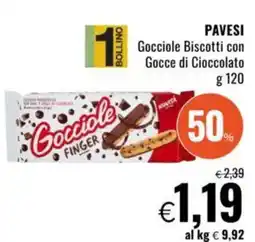 Famila PAVESI Gocciole Biscotti con Gocce di Cioccolato offerta