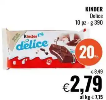 Famila KINDER Delice 10 pz offerta