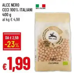 IperFamila Alce nero ceci 100% italiani offerta