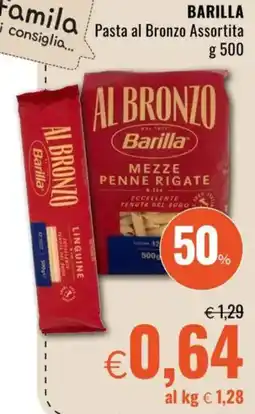 Famila BARILLA Pasta al Bronzo Assortita offerta