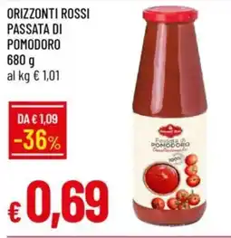 IperFamila Orizzonti rossi passata di pomodoro offerta