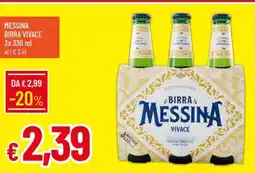 IperFamila Messina birra vivace offerta