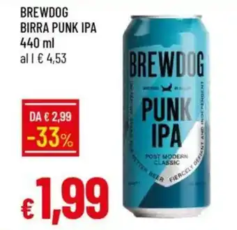 IperFamila Brewdog birra punk ipa offerta