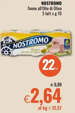 Famila NOSTROMO Tonno all'Olio di Oliva offerta