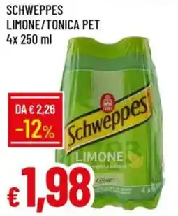 IperFamila Schweppes limone/tonica pet offerta