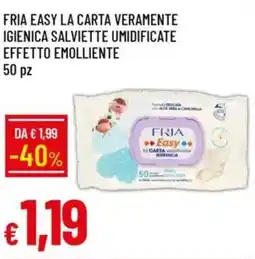 IperFamila Fria easy la carta veramente igienica salviette umidificate effetto emolliente offerta