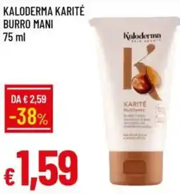 IperFamila Kaloderma karité burro mani offerta