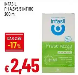 IperFamila Infasil ph 4.5/5.5 intimo offerta