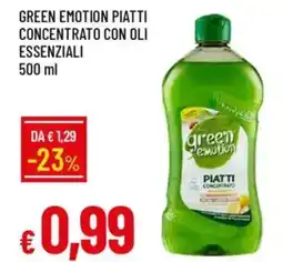 IperFamila Green emotion piatti concentrato con oli essenziali offerta