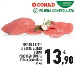 Conad Girello a fette di bovino adulto CONAD PERCORSO QUALITÀ offerta